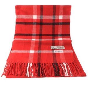 🔥🔥🆕COZY CASHMERE FEEL RED PLAID SCARF
